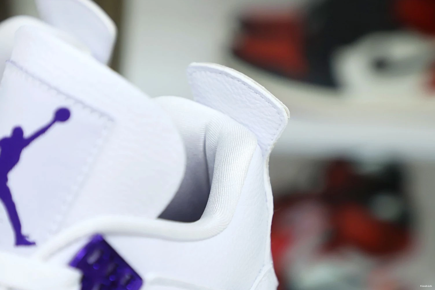 METALLIC JORDAN 4 Kimikick AIR Affordable PURPLE 1977 0608